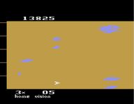 une photo d'Ã©cran de Meteor Defense sur Atari 2600